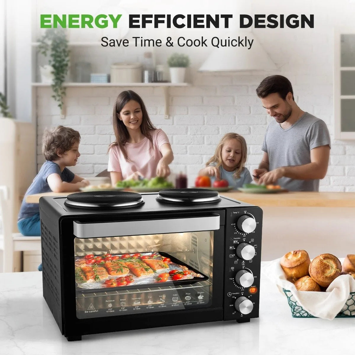 Convection Oven - Counter Top Rotisserie Toaster Oven