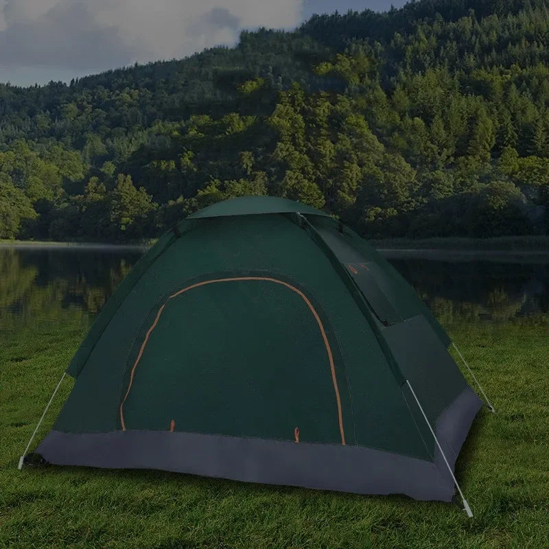 2-3 Person Outdoor Pop Up Tent Waterproof Automatic Camping UV Protection Tents Lightweight Instant Setup Tourist Sun Shelter