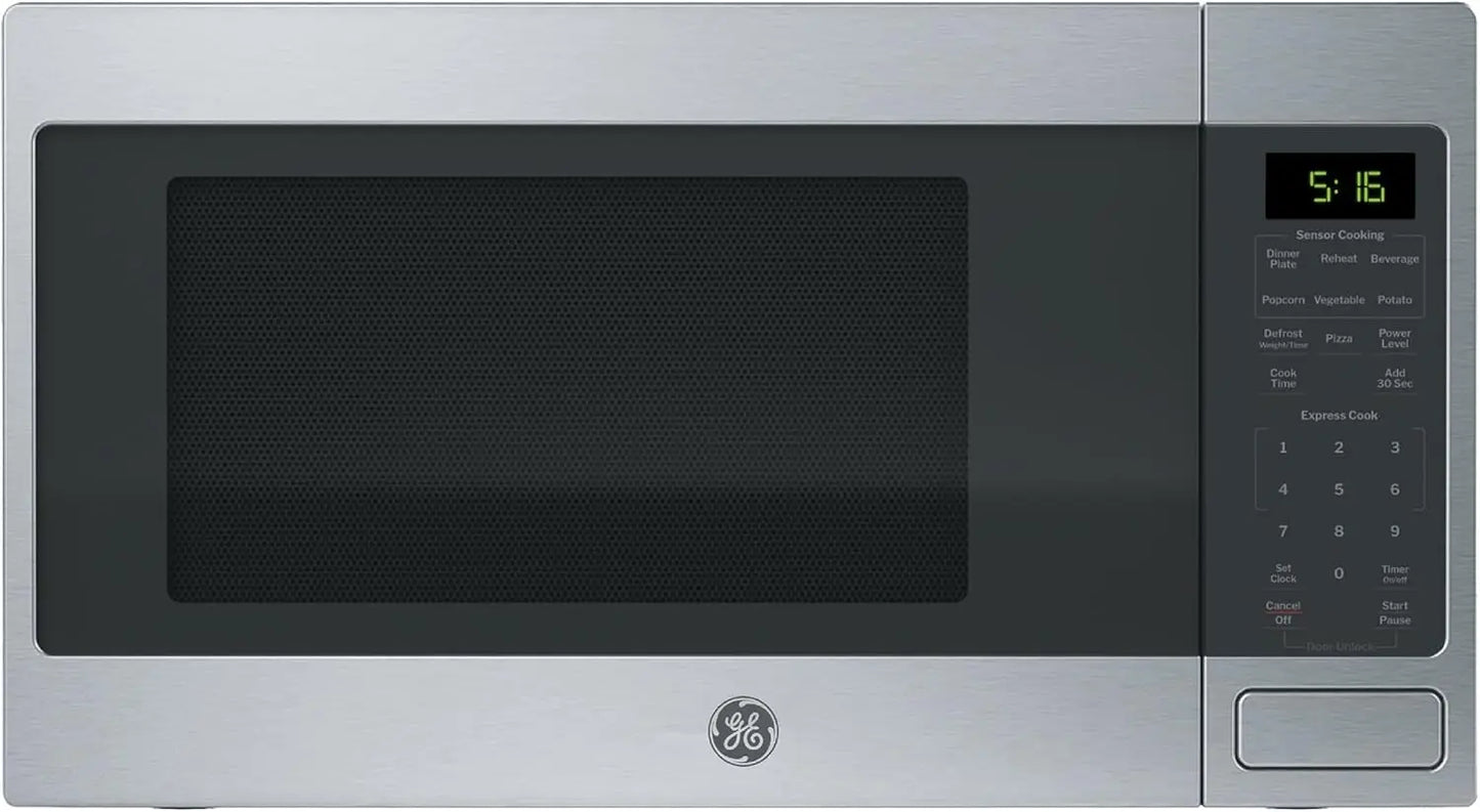 Countertop Microwave Oven, 1,150-watt Capacity, 1.6 CuFt., 8 Auto Setting Cooking Settings, Child