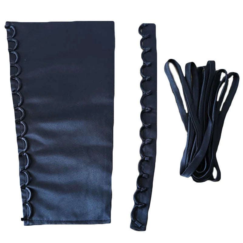3Pcs/Set Satin Corset Kits Zipper Replacement Wedding Gown Back Lace Webbing DIY Craft Wedding Dress Accessories Lace Up