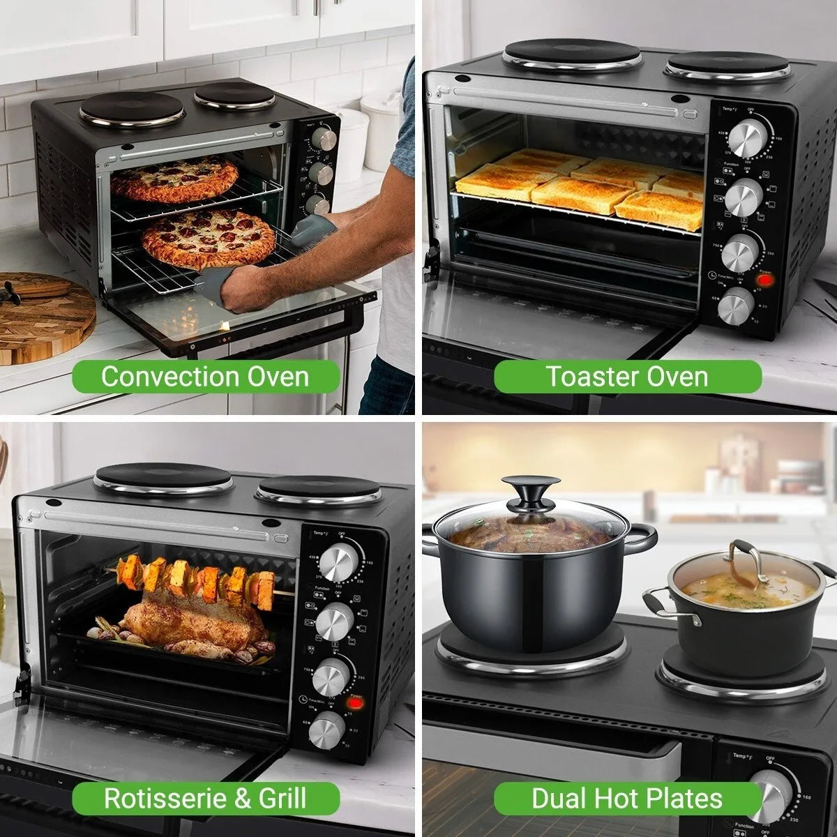 Convection Oven - Counter Top Rotisserie Toaster Oven
