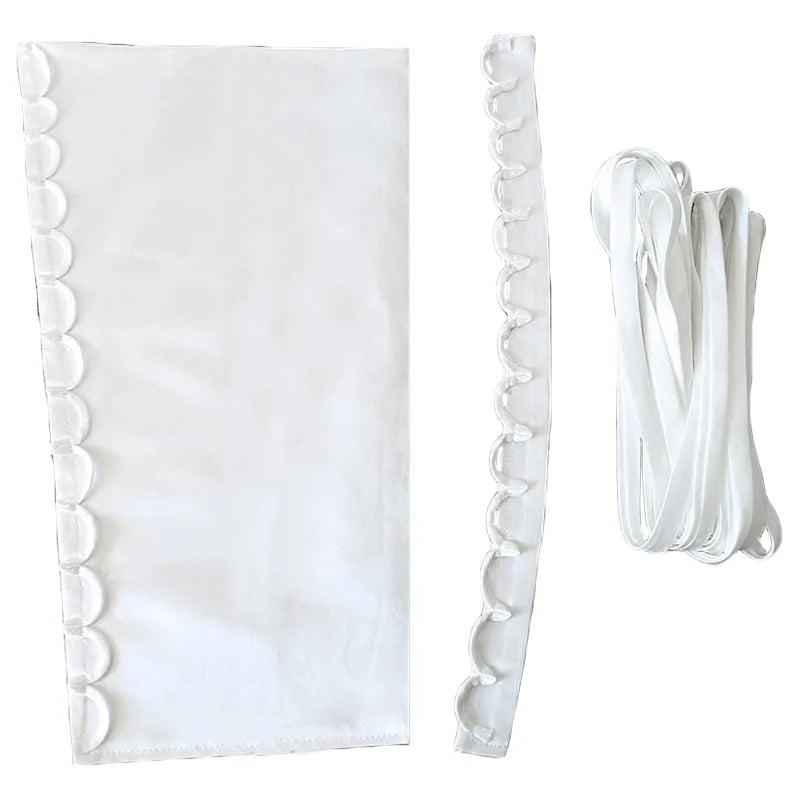 3Pcs/Set Satin Corset Kits Zipper Replacement Wedding Gown Back Lace Webbing DIY Craft Wedding Dress Accessories Lace Up