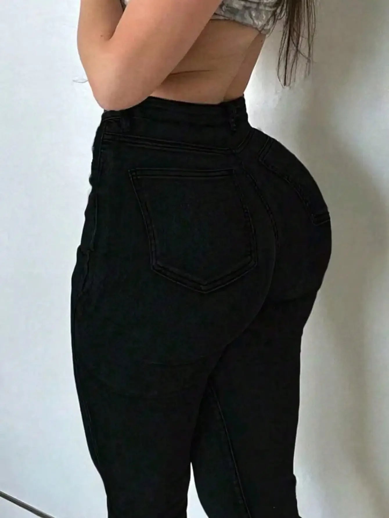 High-Waisted Stretch Flare Jeans for Women, Butt-Lifting Tummy Control Denim Pants
