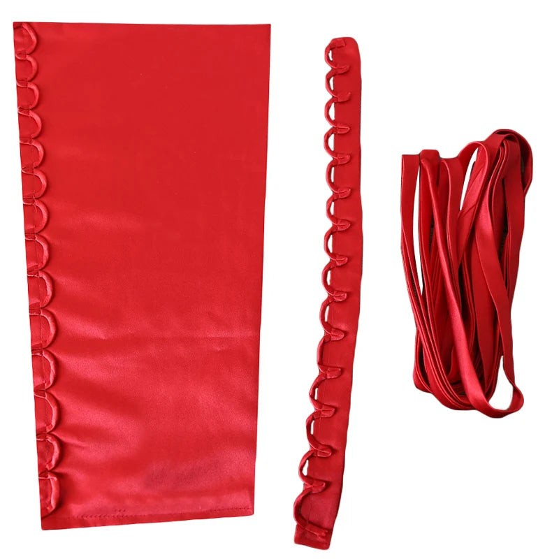 3Pcs/Set Satin Corset Kits Zipper Replacement Wedding Gown Back Lace Webbing DIY Craft Wedding Dress Accessories Lace Up