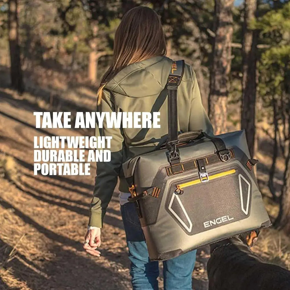 Portable High-Performance Soft-Sided Cooler - Durable, Leak-Proof, Ideal for Camping, Fishing, Tailgating & Outdoors - Long-Last
