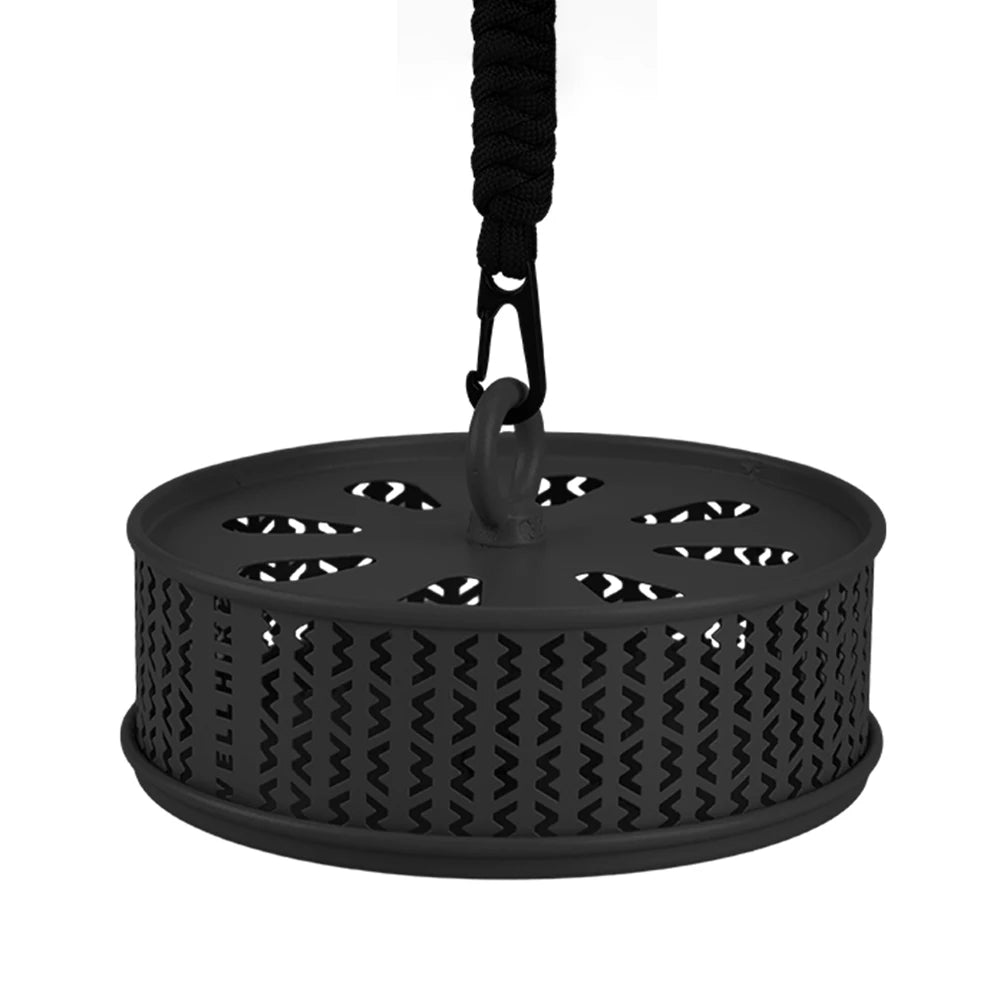 Mosquito Coil Holder with Cover Mosquito Repellent Incense Box Metal Repellent Incense Coil Burner for Outdoor Camping