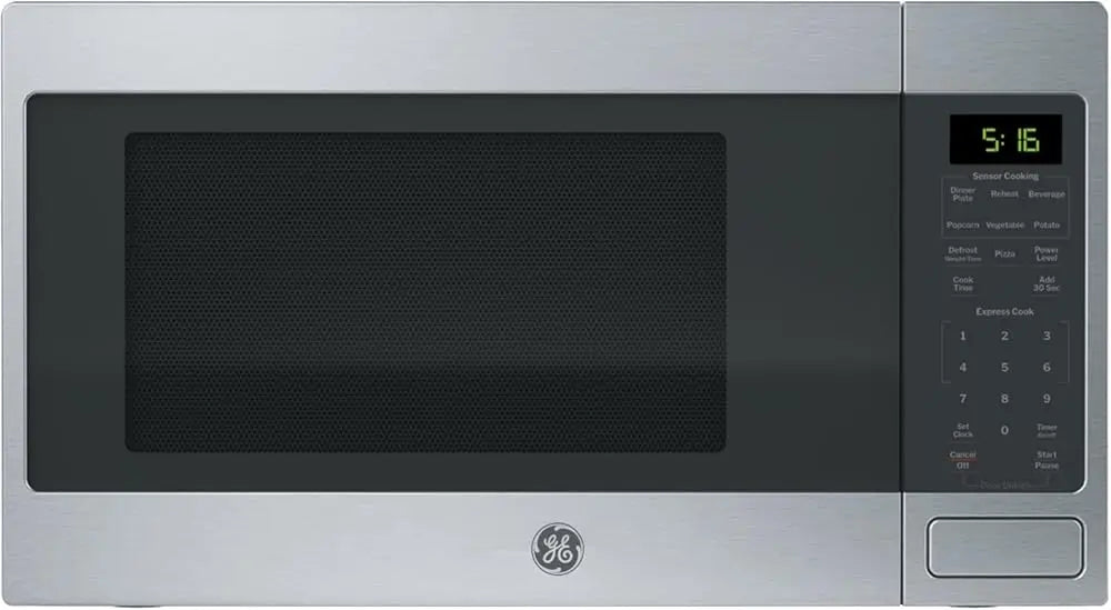 Countertop Microwave Oven, 1,150-watt Capacity, 1.6 CuFt., 8 Auto Setting Cooking Settings, Child