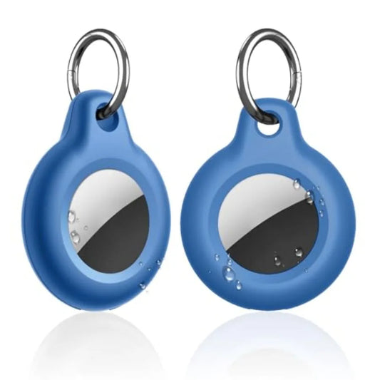 Design for Airtag Holder Waterproof, Air Tag Keychain, Full Body Protective Tracker Case with Loop Key Ring for Apple Tags, IPX