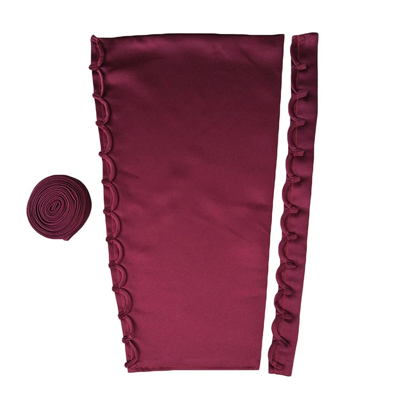 3Pcs/Set Satin Corset Kits Zipper Replacement Wedding Gown Back Lace Webbing DIY Craft Wedding Dress Accessories Lace Up