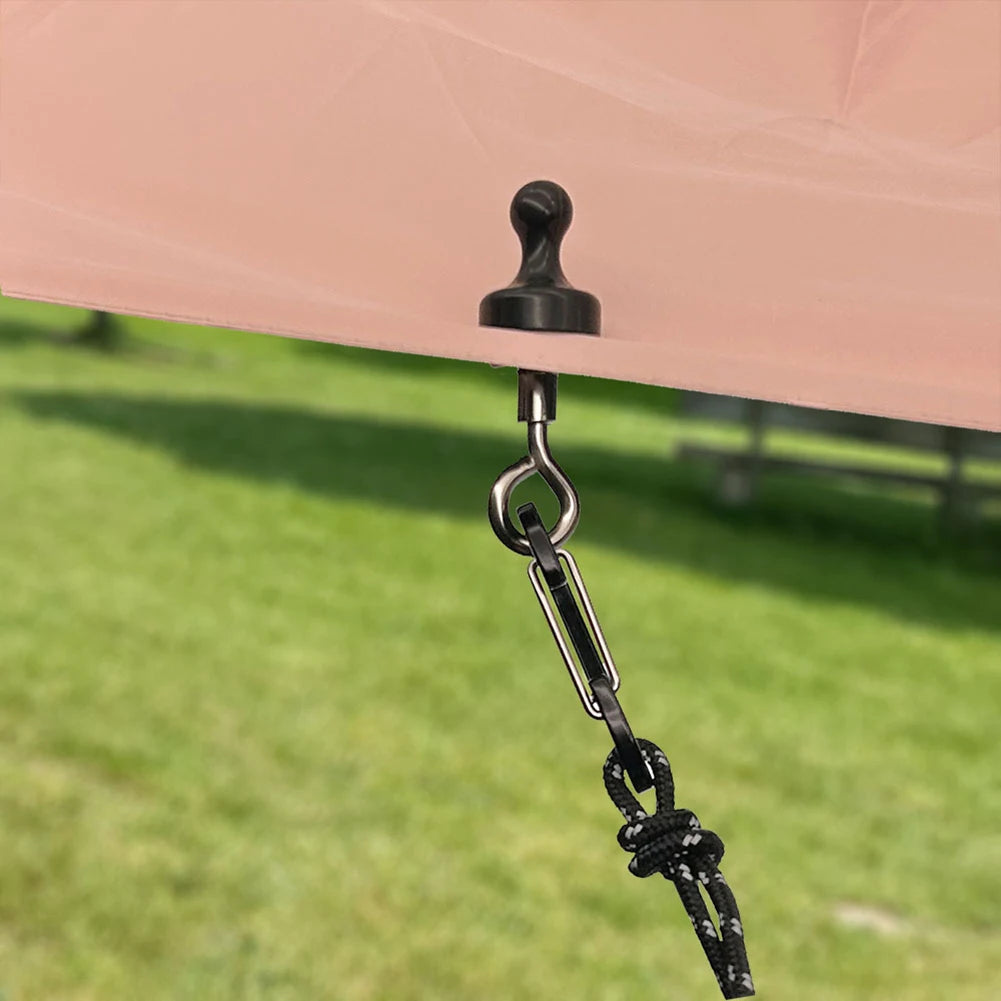 Camping Magnetic Hook Portable Camping Tent Carabiner Lightweight Camping Lamp Hook Outdoor Camping Accessories