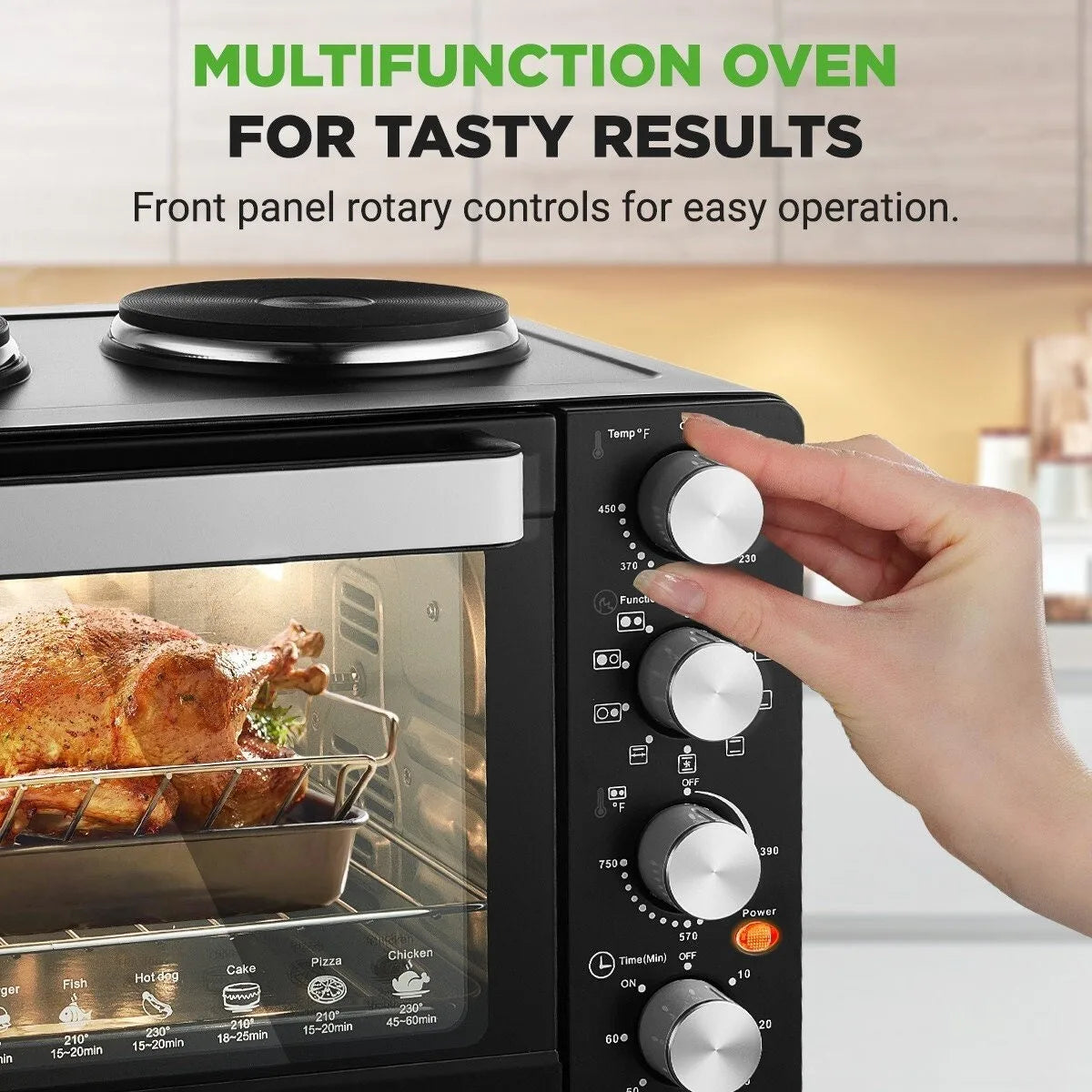 Convection Oven - Counter Top Rotisserie Toaster Oven