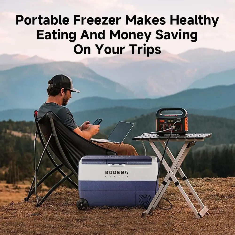 12 Volt Portable Refrigerator,53 Quart Car Fridge Dual Zone 468,50L Car Freezer APP Control,Electric Compressor Cooler 12 24V D