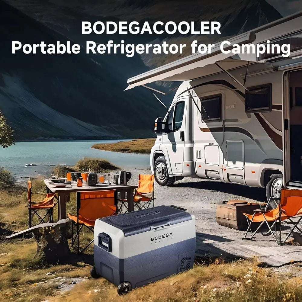 12 Volt Portable Refrigerator,53 Quart Car Fridge Dual Zone 468,50L Car Freezer APP Control,Electric Compressor Cooler 12 24V D