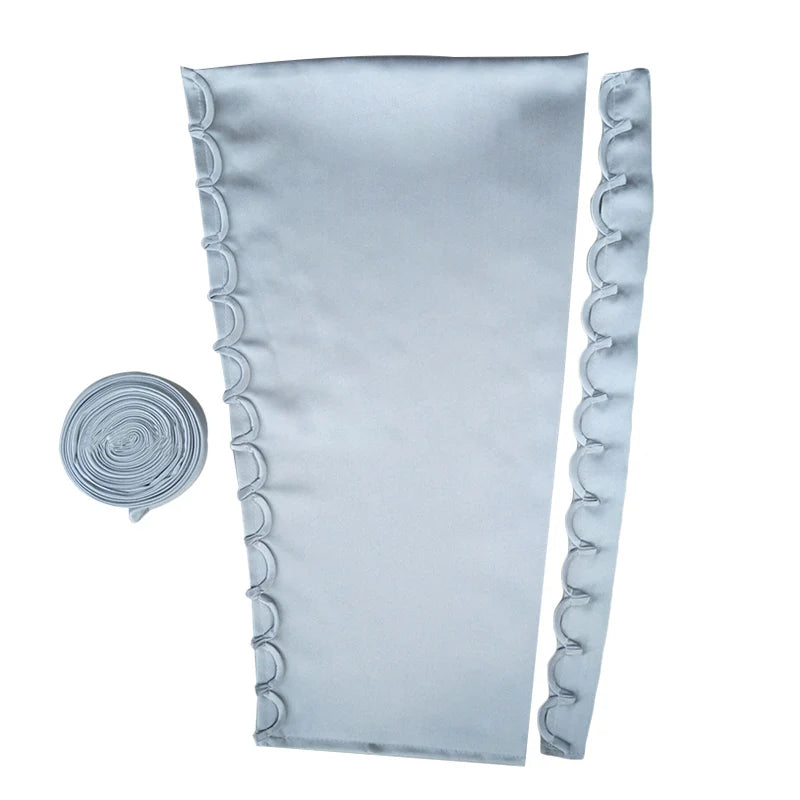 3Pcs/Set Satin Corset Kits Zipper Replacement Wedding Gown Back Lace Webbing DIY Craft Wedding Dress Accessories Lace Up