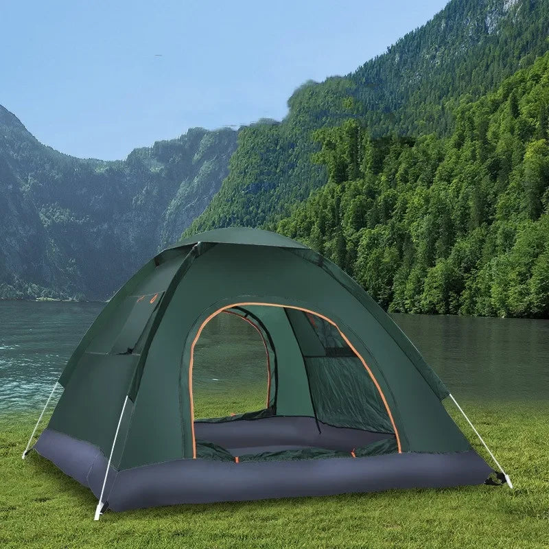 2-3 Person Outdoor Pop Up Tent Waterproof Automatic Camping UV Protection Tents Lightweight Instant Setup Tourist Sun Shelter