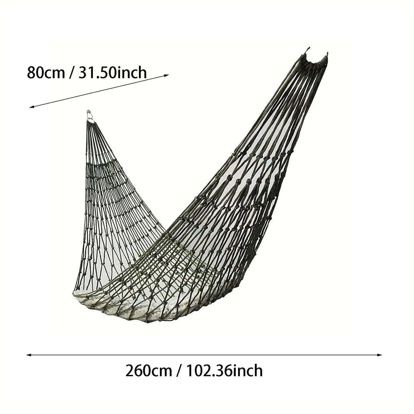 Family Hammock with Portable Carry Bag and for Outside Outdoor Patio Backyard Poolside